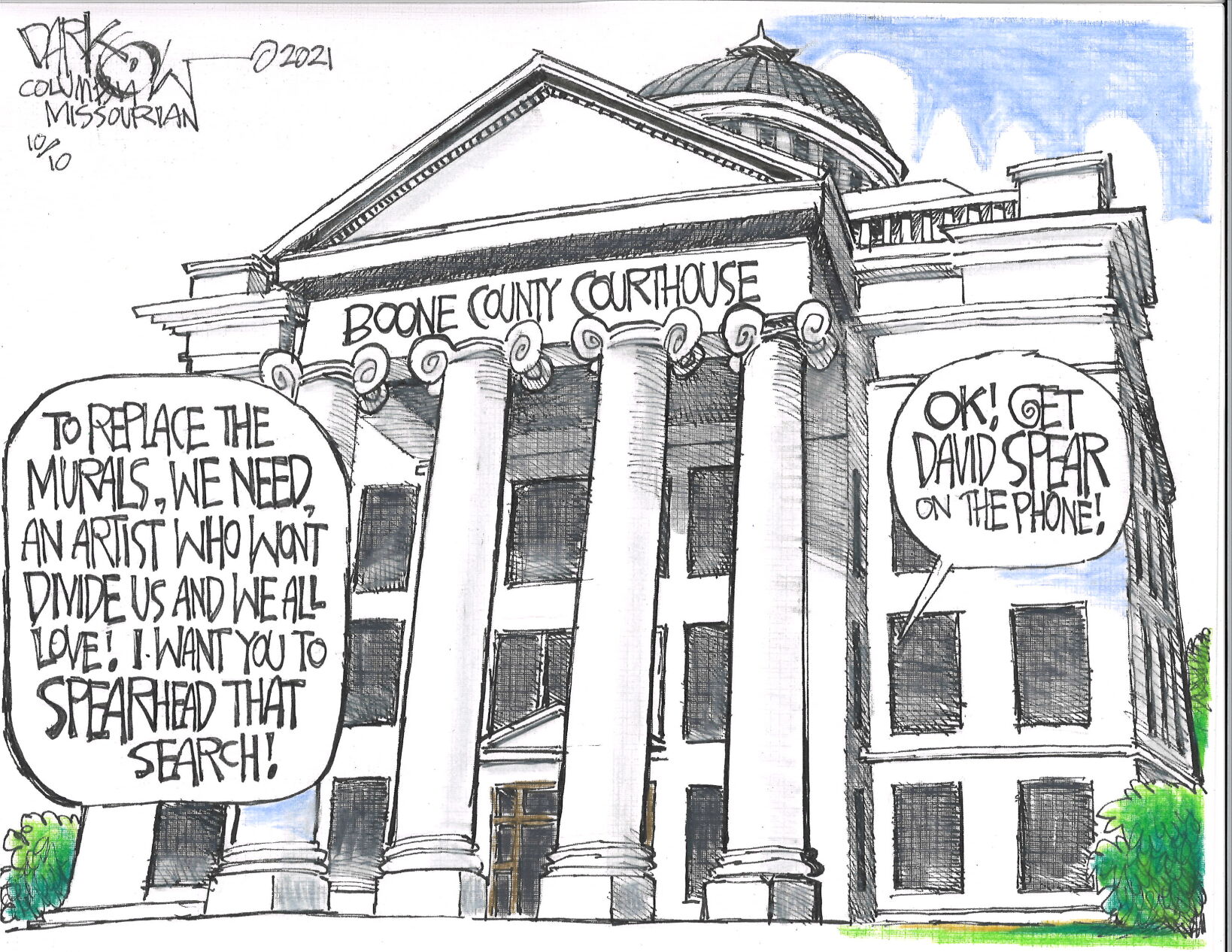 "Replacing the murals"